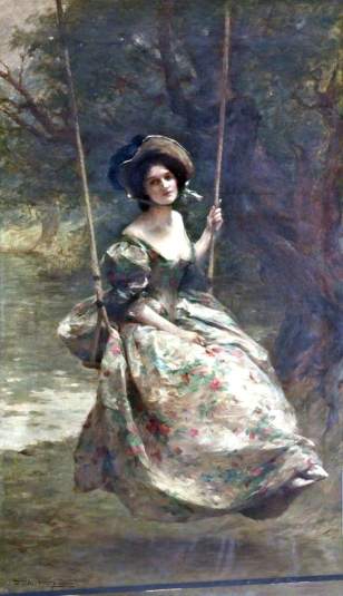 Fisher, Samuel Melton, 1859-1939; The Swing