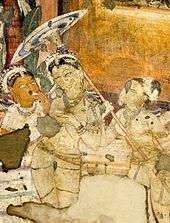 Parasol Painting: Gupta Empire, India, ca. 320 AD