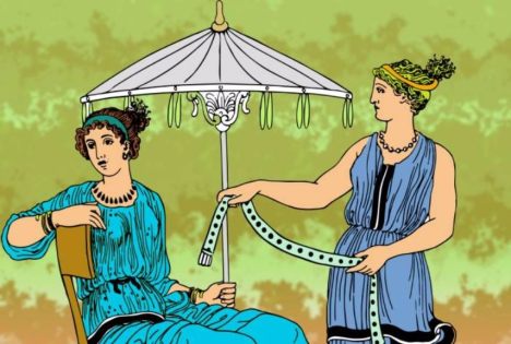 Ancient Greece Parasol illustration, detail via world4eu[1]