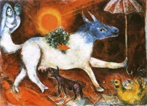 Marc Chagall (1887-1985), Cow with Parasol, 1944