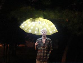 Umbrella with Electric Lights