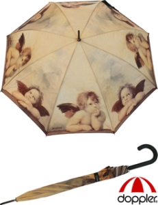 Raffael (1483-1520), umbrella with angel detail: Sistine Madonna, 1512